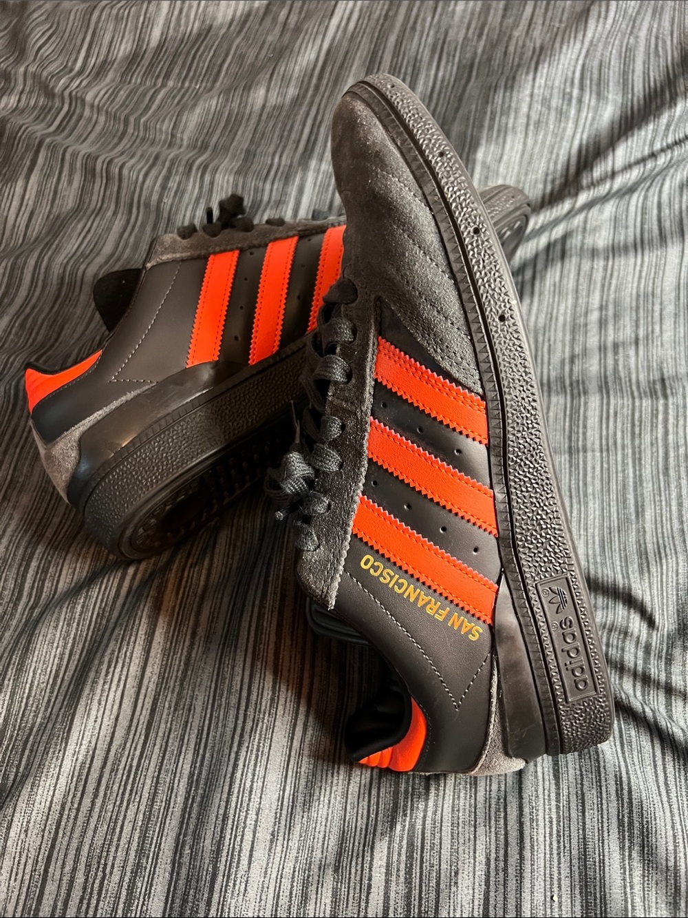 Adidas Busenitz pro San Francisco sneakers.